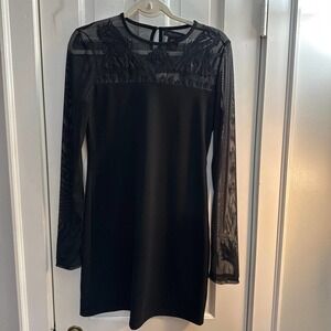 Elegant Black Lace Dress